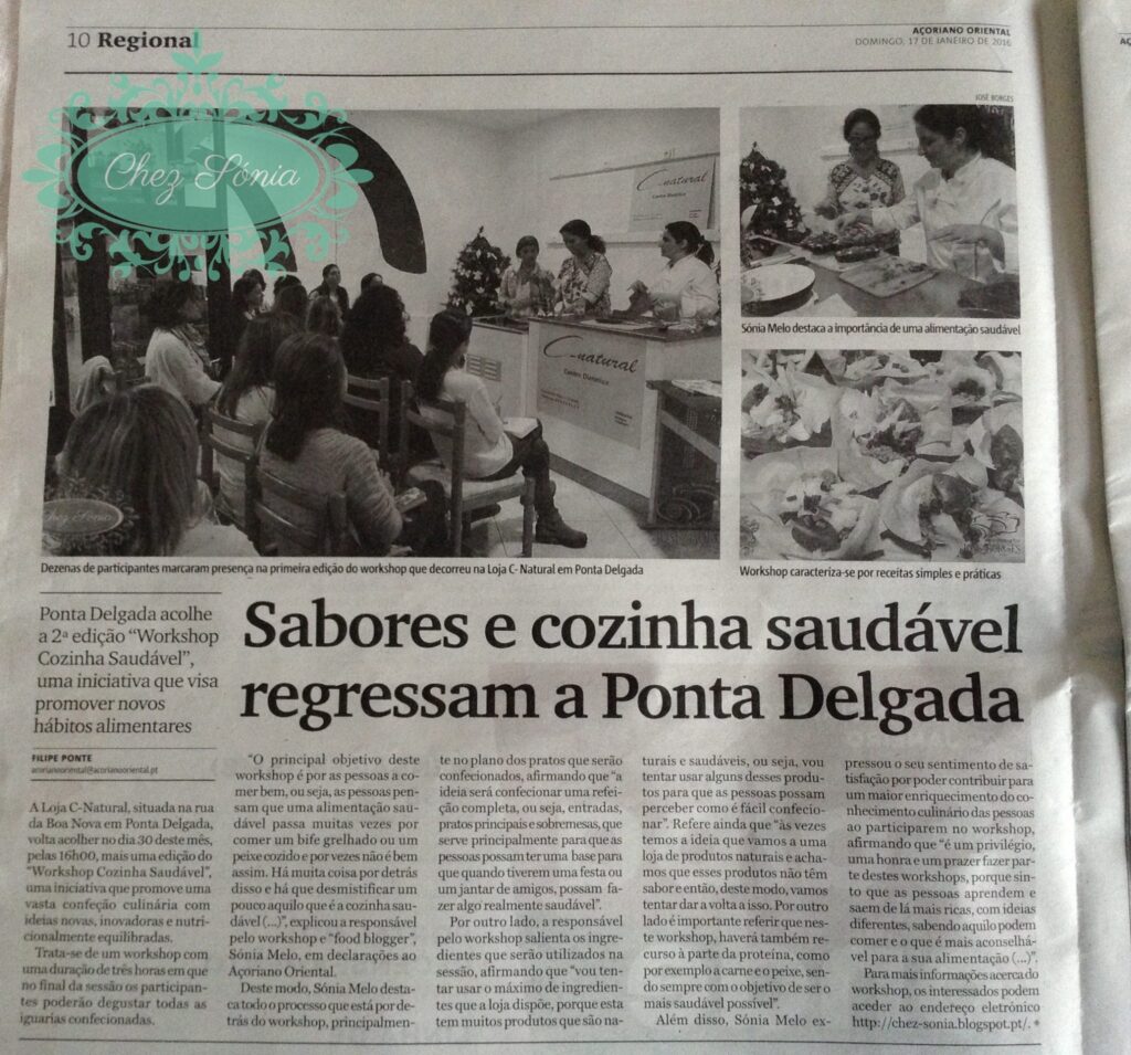 Segunda Edição de Cozinha Saudável!