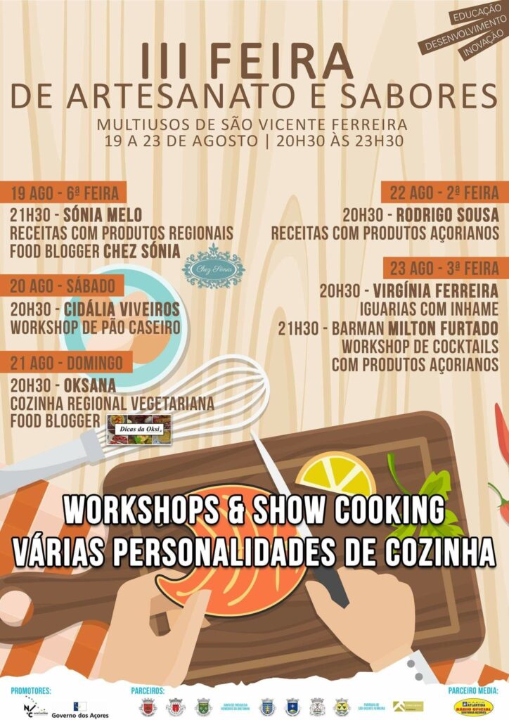 Showcooking Gratuito na Feira de Artesanato!