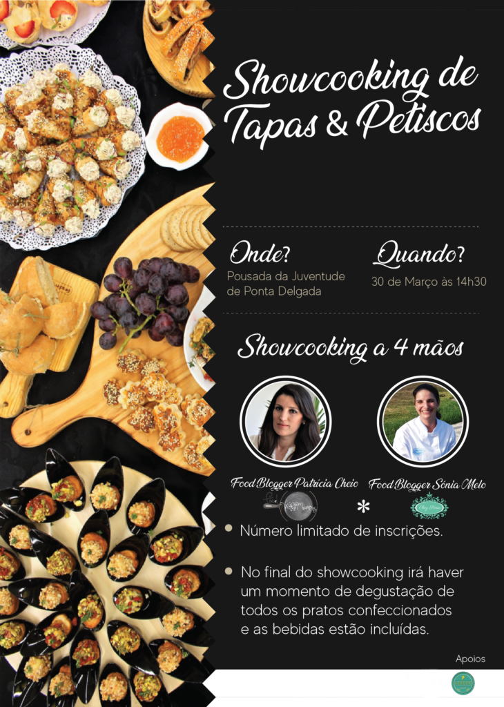 Showcooking a 4 mãos – Tapas & Petiscos – PDL